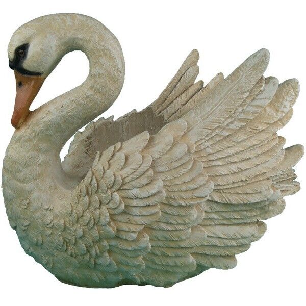 Кашпо декоративное "Красивый лебедь"