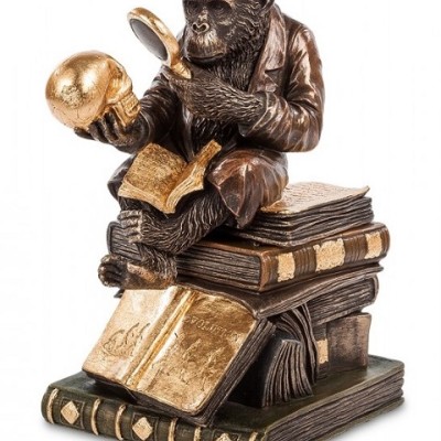 Статуэтка-шкатулка "Обезьяна-ученый" Статуэтка-шкатулка "Обезьяна-ученый"
