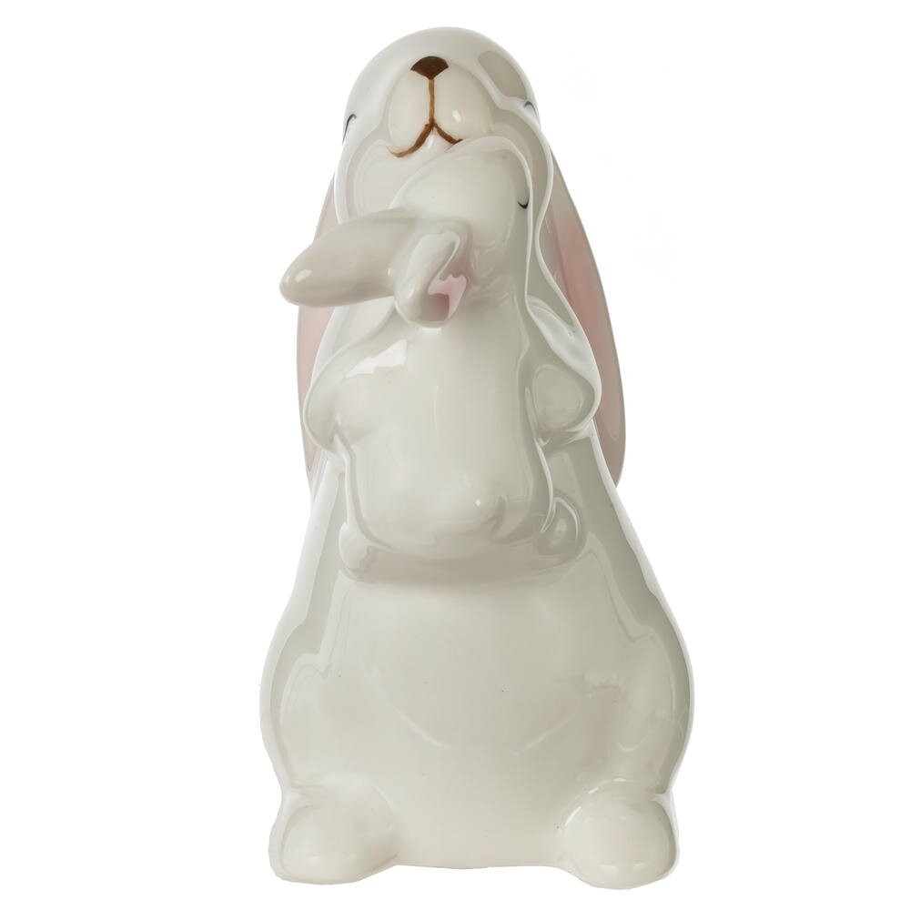 Фигурка декоративная "Зайцы", L9 W6,5 H11 см