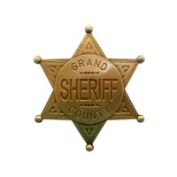 Декоративный значок "Американский шериф"