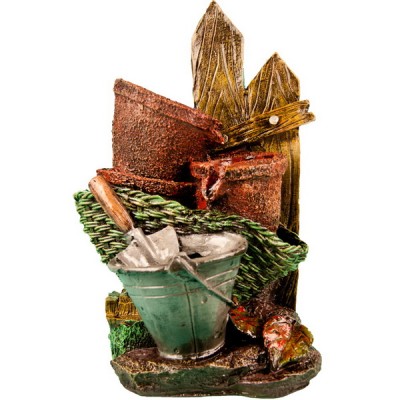 Декоративный фонтан "Дачный уголок"