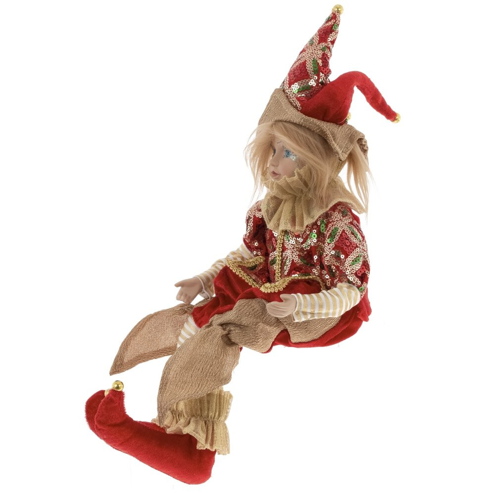 Изделие декоративное "Клоун" (муз, движ), L14 W11 H42 см (полка 26 см.)