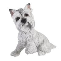 Декоративная фигурка "Белый терьер"         