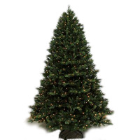 Ёлка искусственная "Финляндия", D152 см, H228 см, 3360 веток, с подсвет 650 LED ламп, от сети