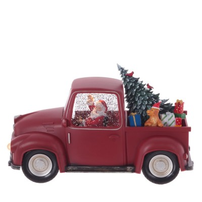 Фигур дек в стекл шаре "Дед Мороз на машине" (подсвет, вьюга, муз, AA х3 н/п +USB) L27 W12,5 H17 см Фигур дек в стекл шаре "Дед Мороз на машине" (подсвет, вьюга, муз, AA х3 н/п +USB) L27 W12,5 H17 см