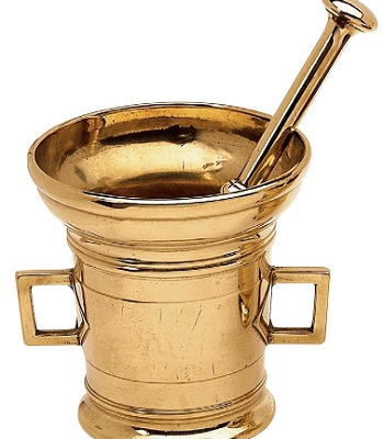 Ступка с пестиком "Голд"