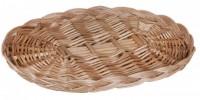 Плетеная подставка овальная