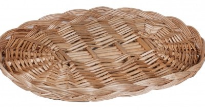 Плетеная подставка овальная