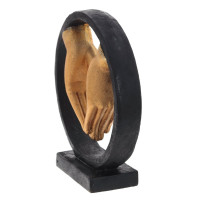 Фигурка декоративная "Сердце из рук", L19,5 W6,5 H21,5 см