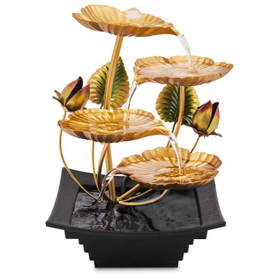 FNT-05/1 Настольный фонтан "Золотая лилия"