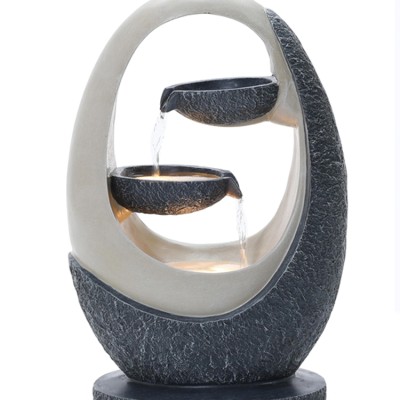 Фонтан декоративный с подсветкой Овальный