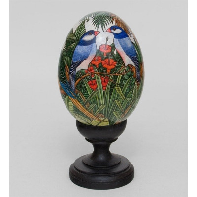 Декоративное яйцо "Сказочные птицы"