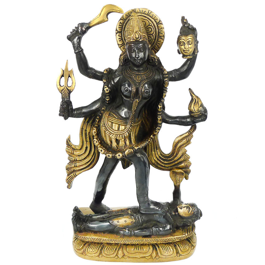 Кали статуэтка бронза 240*133*62мм