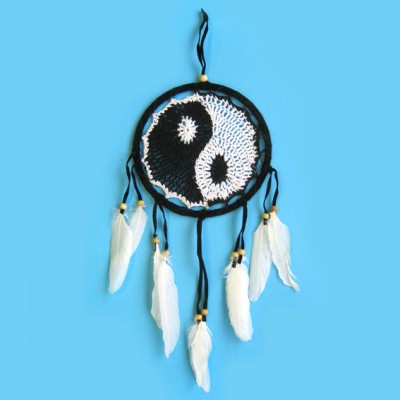 Ловец снов Инь-Ян 47см, d.17см