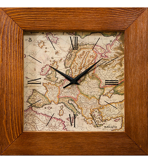 SLT-126 Часы настенные "КАРТА"