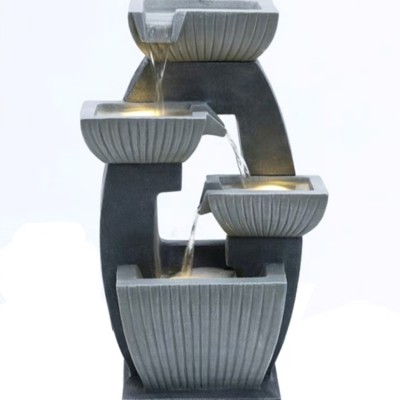 Фонтан декоративный с подсветкой Чаши