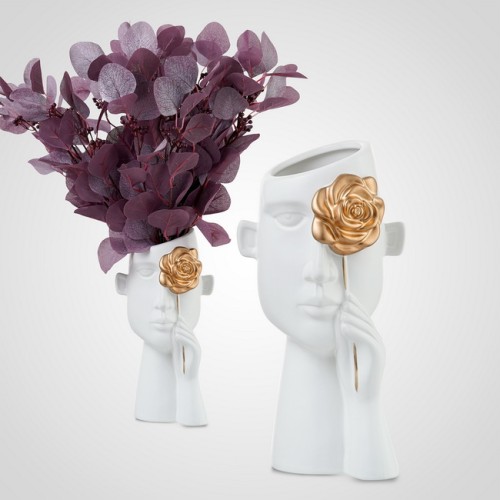 Интерьерная ваза "Gold Rose"