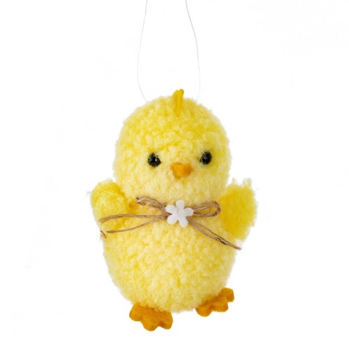 Фигурка декоративная "Цыпленок" (блок 12шт), L6 W4,5 H8 см, 2в.