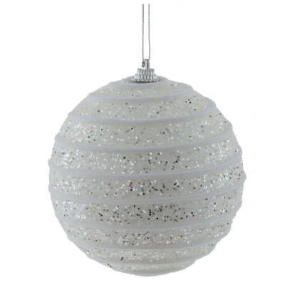 Набор из 2шт Украшение новогоднее "Шар", D 10 см, L19 W10 H10 см