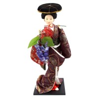 Декоративная фигурка "Гейша с глицинией"             