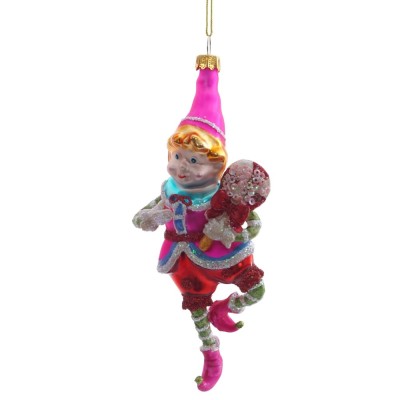 Украшение новогоднее "Клоун", L7 W4,5 H16 см Украшение новогоднее "Клоун", L7 W4,5 H16 см
