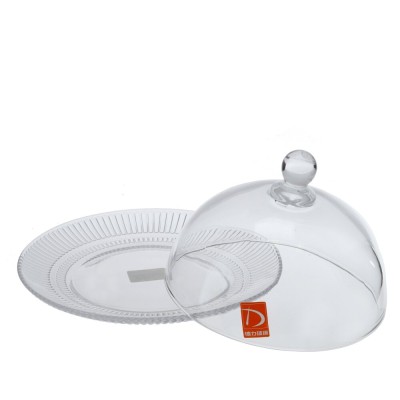 Блюдо с крышкой, L20 W20 H12 см