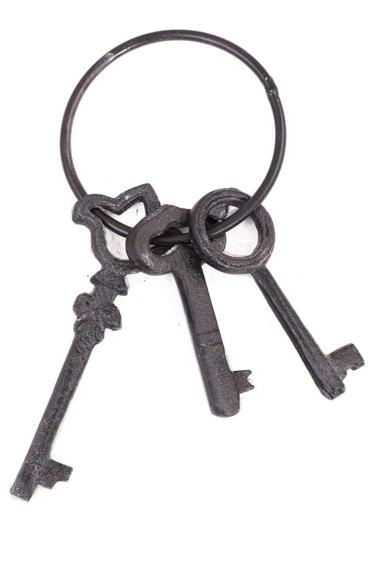 Связка декоративных ключей "Три ключа"