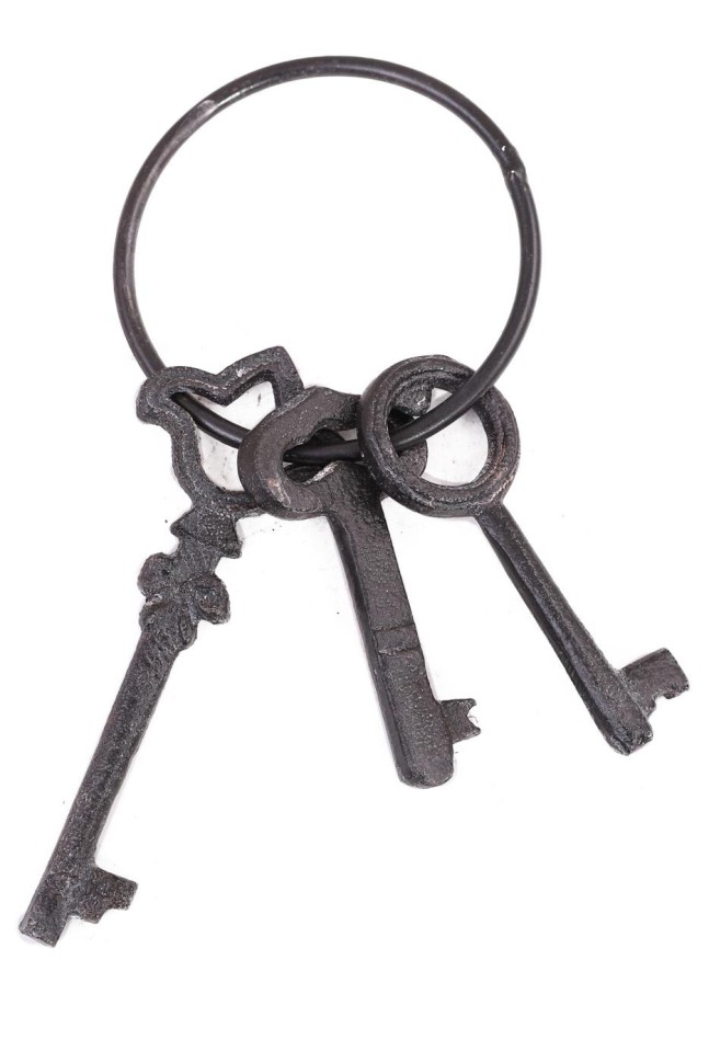 Связка декоративных ключей "Три ключа"