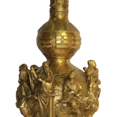 Интерьерная статуэтка "Бессмертие -Тыква Горлянка"  