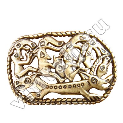 Брошь "Четыре всадника"