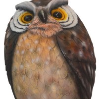 Декоративный камень "Сова"