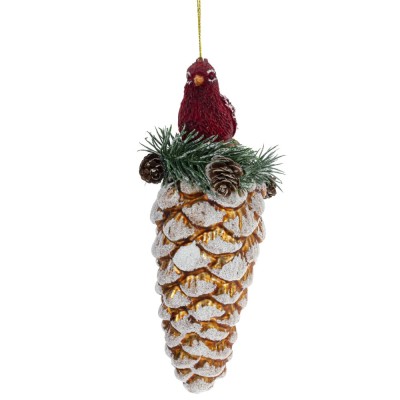 Украшение новогоднее "Шишка", L8 W8 H18,5 см Украшение новогоднее "Шишка", L8 W8 H18,5 см