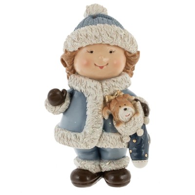 Фигурка декоративная "Девочка", L6 W6 H11,5 см, 2в.