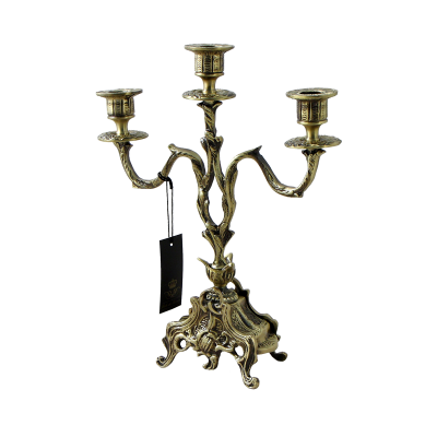 Каминные часы с маятником с канделябрами "Лето", "антик"