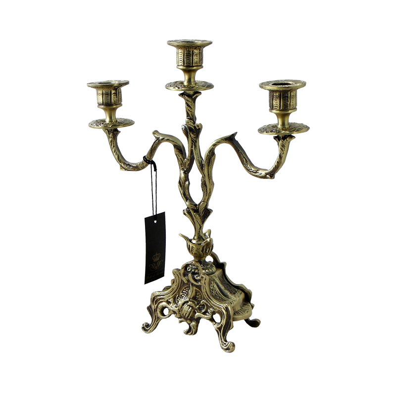 Каминные часы с маятником с канделябрами "Лето", "антик"