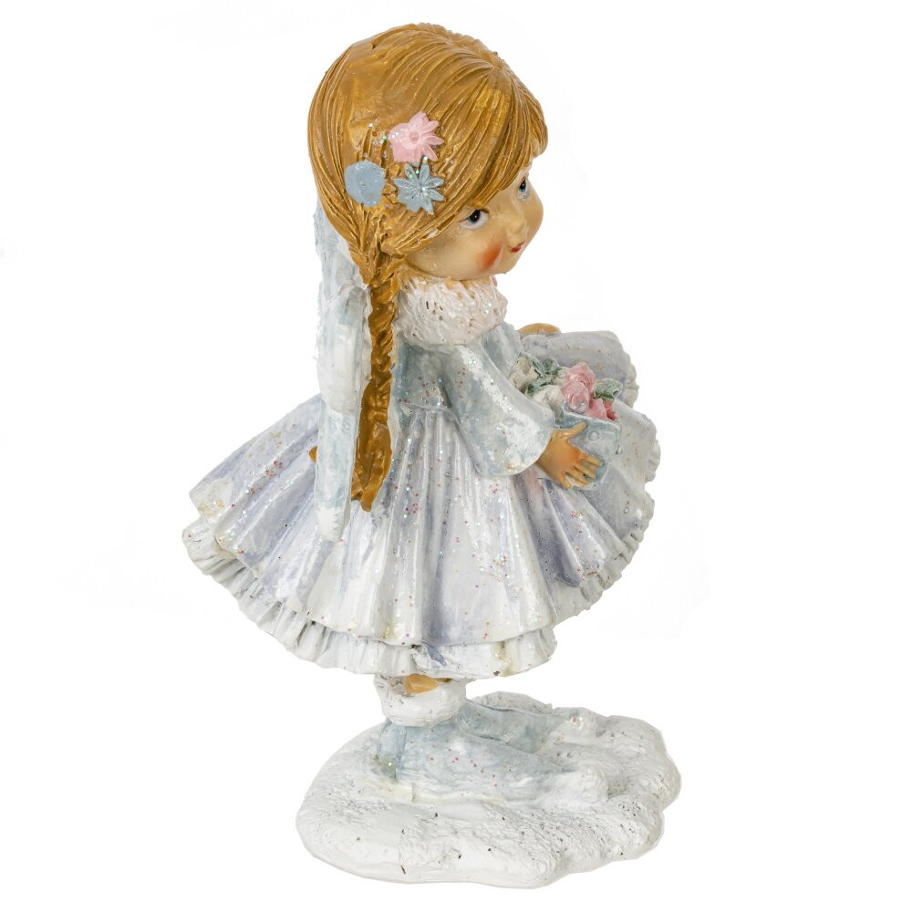 Фигурка декоративная "Девочка-фея", L8 W8,5 H11 см