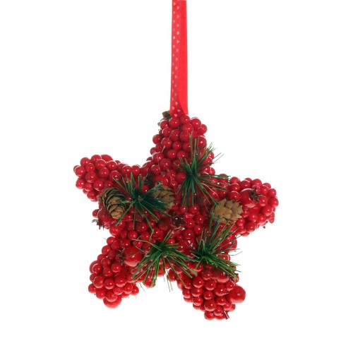 Изделие декоративное подвесное "Звезда", L17 W8 H17 см