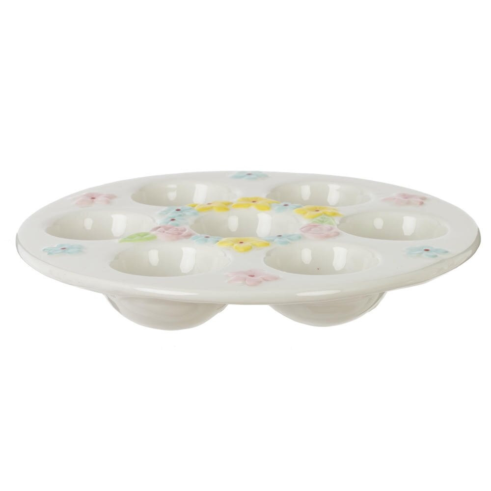 Тарелка для 7-ми яиц, L19,5 W19,5 H2,5 см