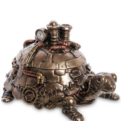 Шкатулка стимпанк "Черепаха"