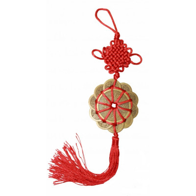 Подвеска декоративная "Цветок из монет" 5 шт.