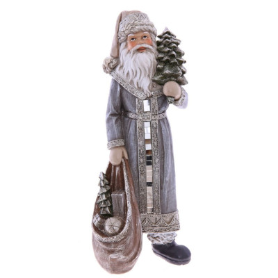 Фигурка декоративная "Дед Мороз", L13 W11,5 H31,5 см