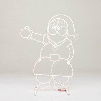 Световая фигура для сада "Санта Клаус"      