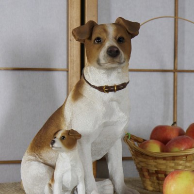 Статуэтка собаки породы  Джек-Рассел