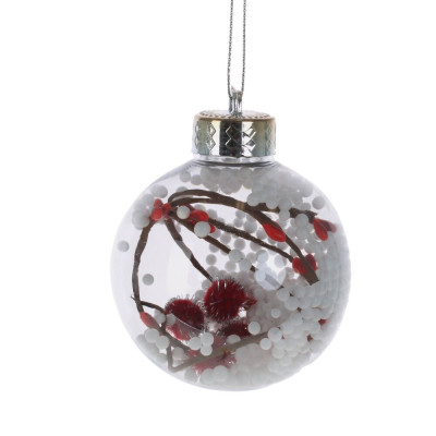 Набор из 6шт Украшение новогоднее "Шар", D 10 см L23 W8 H26 см