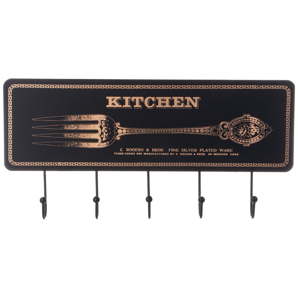ВЕШАЛКА ДЛЯ КУХОННЫХ АКСЕССУАРОВ 39,5*19*4,5 СМ ВЕШАЛКА ДЛЯ КУХОННЫХ АКСЕССУАРОВ 39,5*19*4,5 СМ