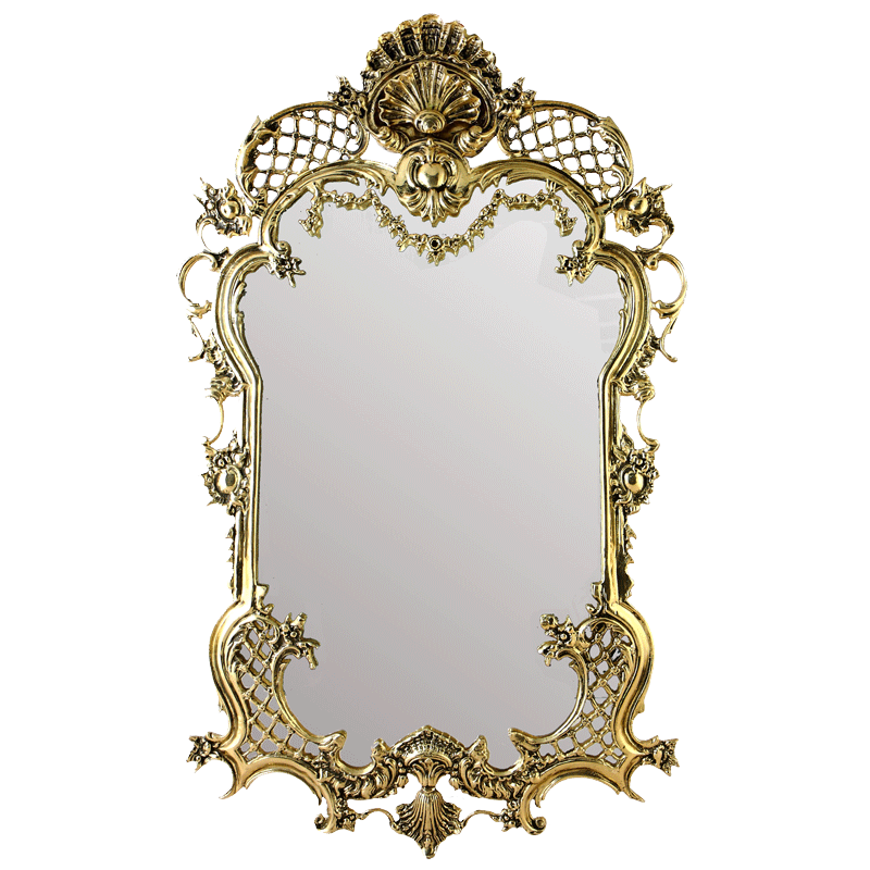 Зеркало Рендада в раме, золото Зеркало Рендада в раме, золото