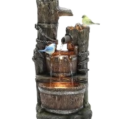 Фонтан декоративный с подсветкой Соседки