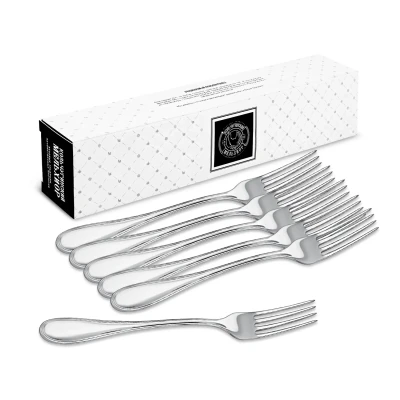 Набор столовых вилок "Капелька" посеребренный