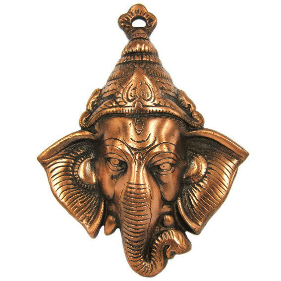 Панно Ганеш 21см силумин