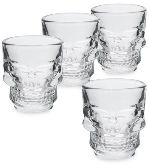 DN-59 Набор рюмок "Череп" 4шт